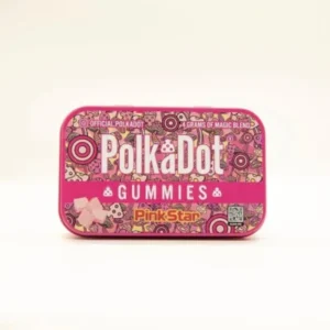 Polkadot Pink Star Gummies -Polkadot Mushroom Chocolate Bar