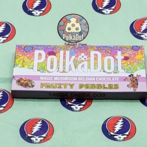PolkaDot Fruity Pebbles Chocolate Bar