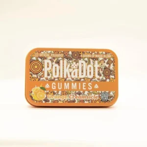 Polkadot Orange Creamsicle -Polkadot Mushroom Chocolate Bar